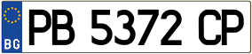 Truck License Plate